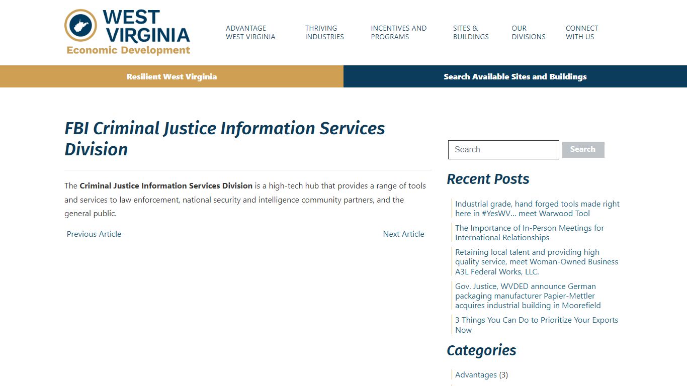 FBI Criminal Justice Information Services Division